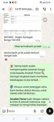Testimonial Papan Bunga panundaan